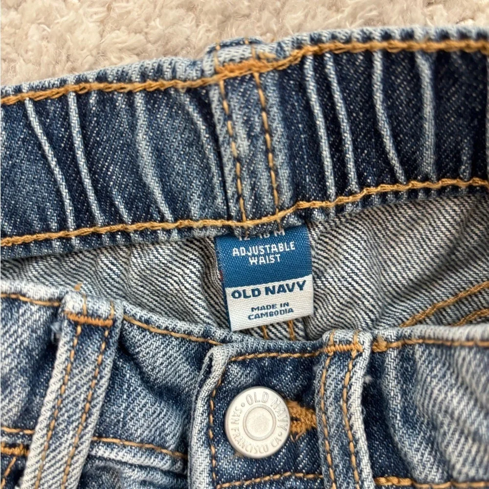 Old Navy Baby Girl Denim Skirt - Size 12-18 Months with Adjustable Waist